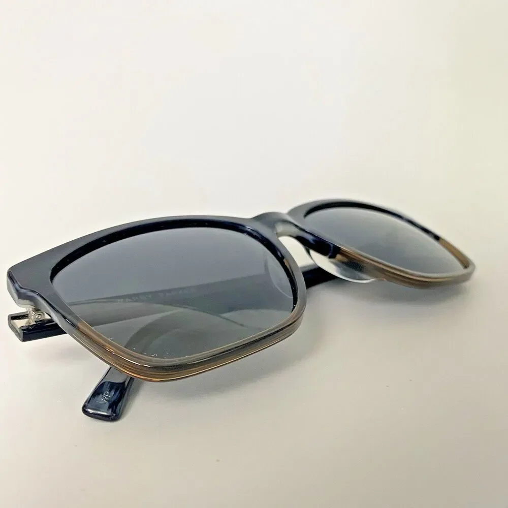 Warby Parker Barkley XW LBF 125 Sunglasses Blue Brown 59-19-150